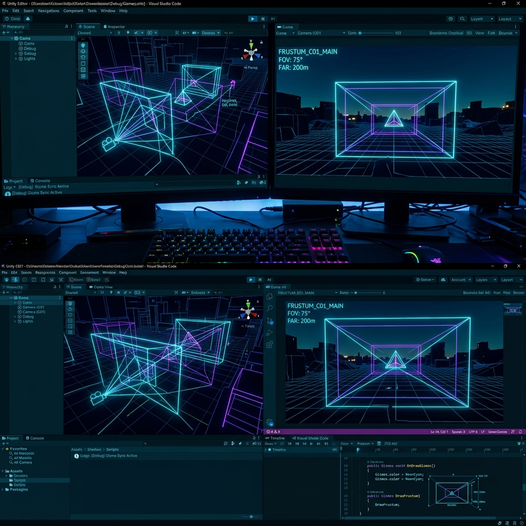 What to do when the gizmo is drawn in the Scene view, but a specific debug gizmo is not displayed at all in the Game view or on the actual device