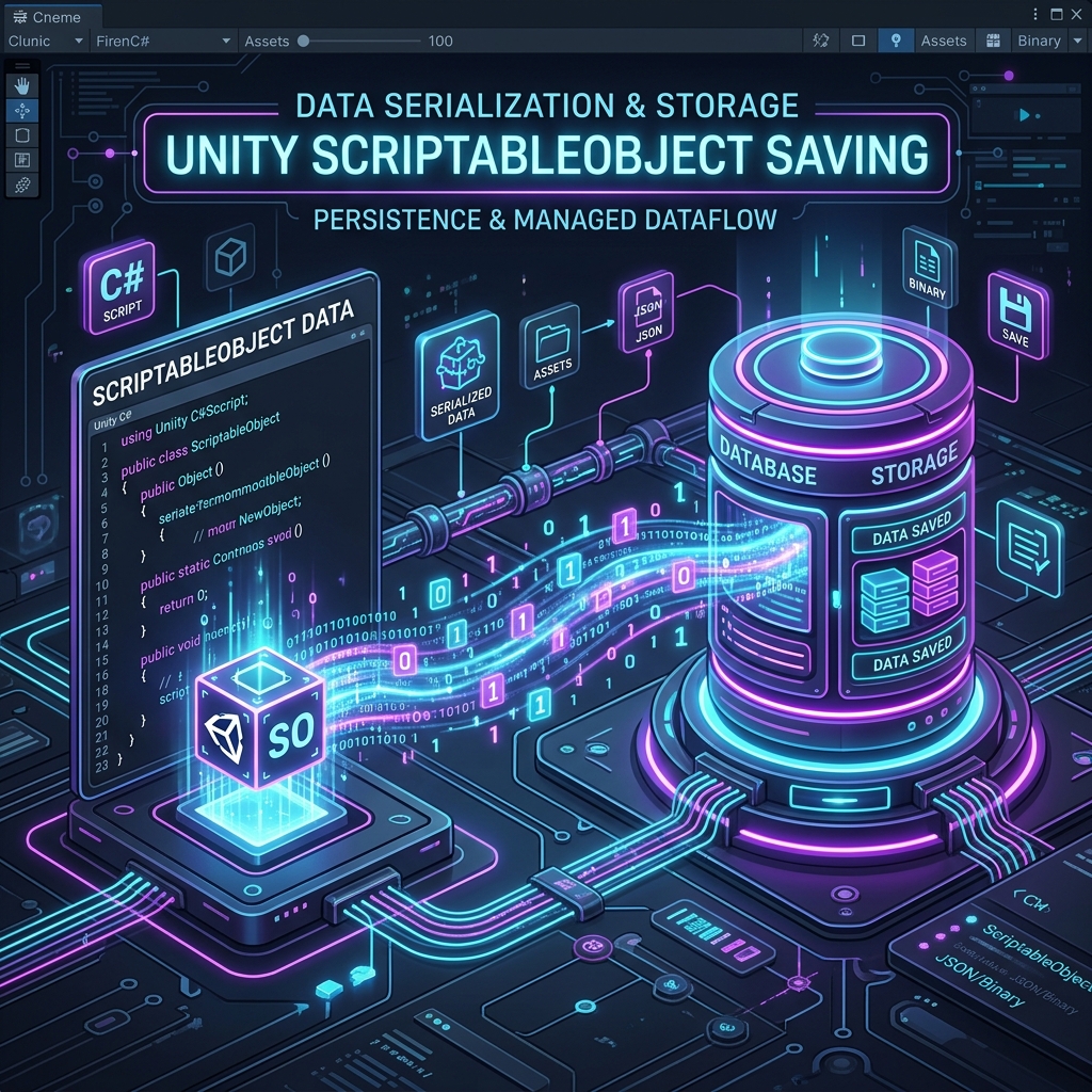 Bug where ScriptableObject parameter changes disappear when Unity is restarted or built, and correct saving process (SetDirty/SaveAssets)