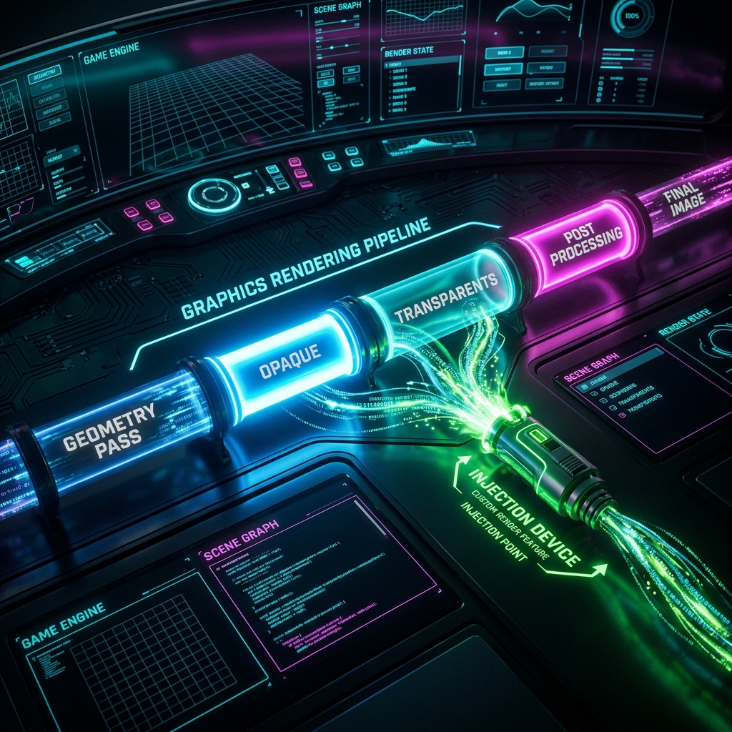 Fixing Rendering Order and Missing Effects in Unity URP Custom Scriptable Render Features: A Guide to RenderPassEvent (Injection Points) and Modern RTHandle Blitting