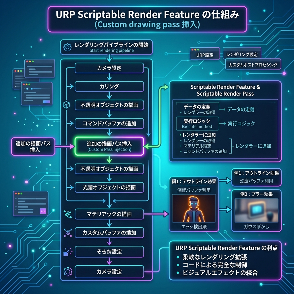 Command Buffer concept infographic diagram